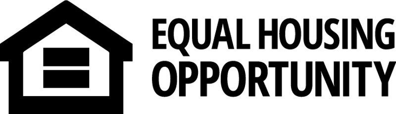 Stock-EqualHousingOpportunityLogo Black and white graphic of a house icon next to the words "Equal Housing Opportunity" in bold capital letters.